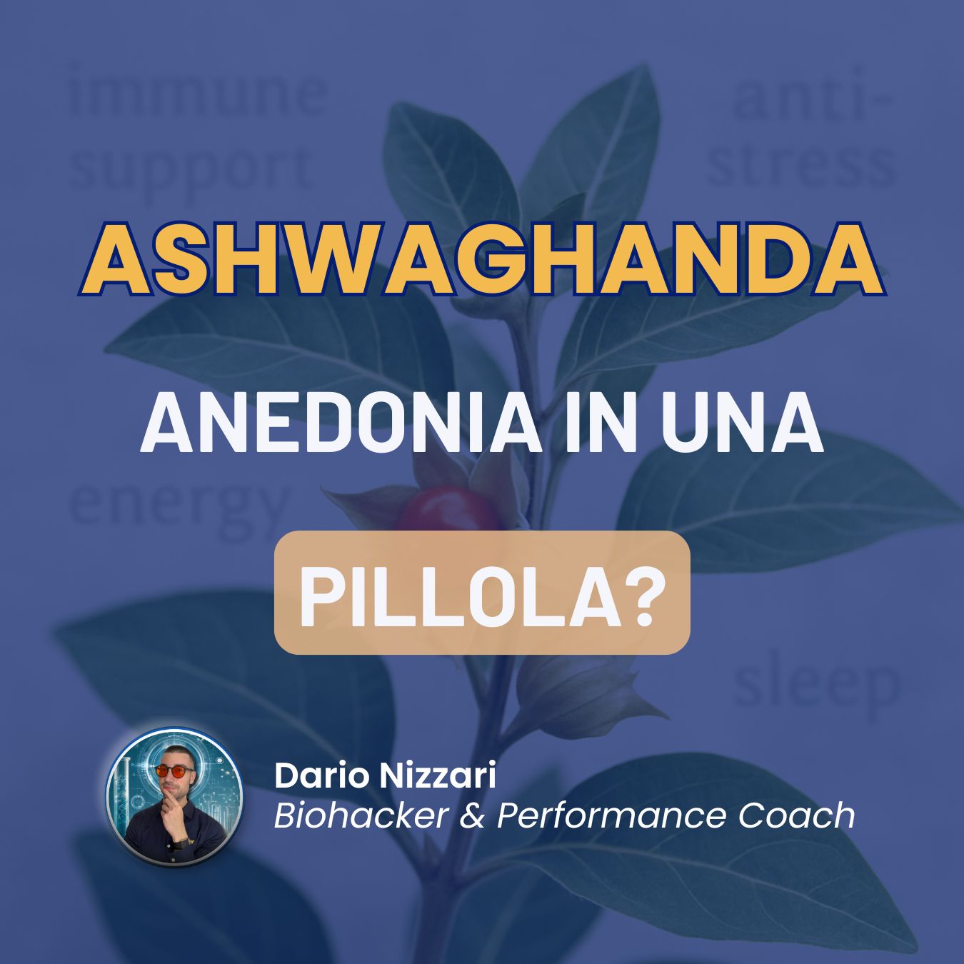 Ashwagandha e Anedonia: quando il calmante naturale ti spegne le emozioni