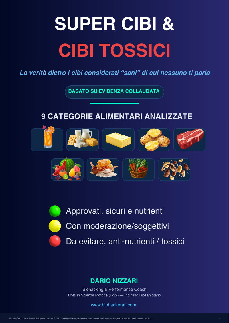 SUPER CIBI & CIBI TOSSICI - La verità che nessuno ti dice sui i cibi considerati "sani" (Ebook PDF)